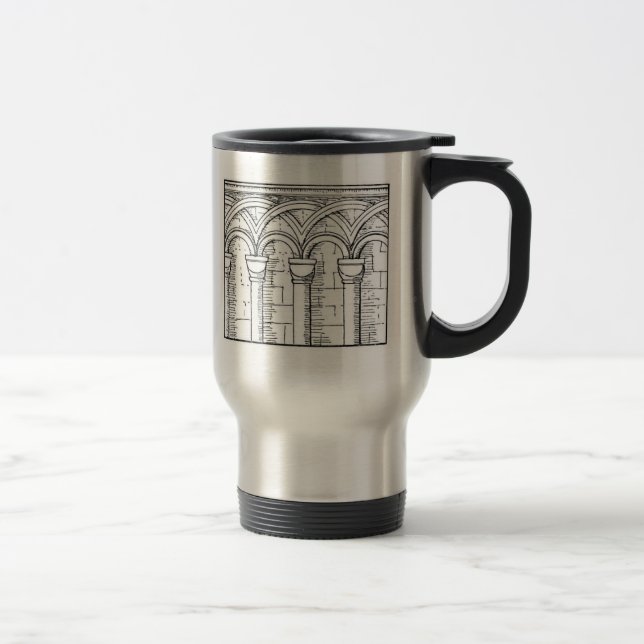 Mug De Voyage Architecture médiévale (Droit)