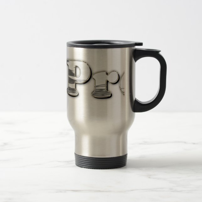 Mug De Voyage argent pas mon président (Droit)