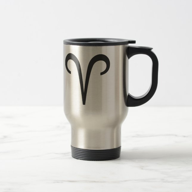 MUG DE VOYAGE ARIES, SIGNE ZODIATIQUE (Droit)