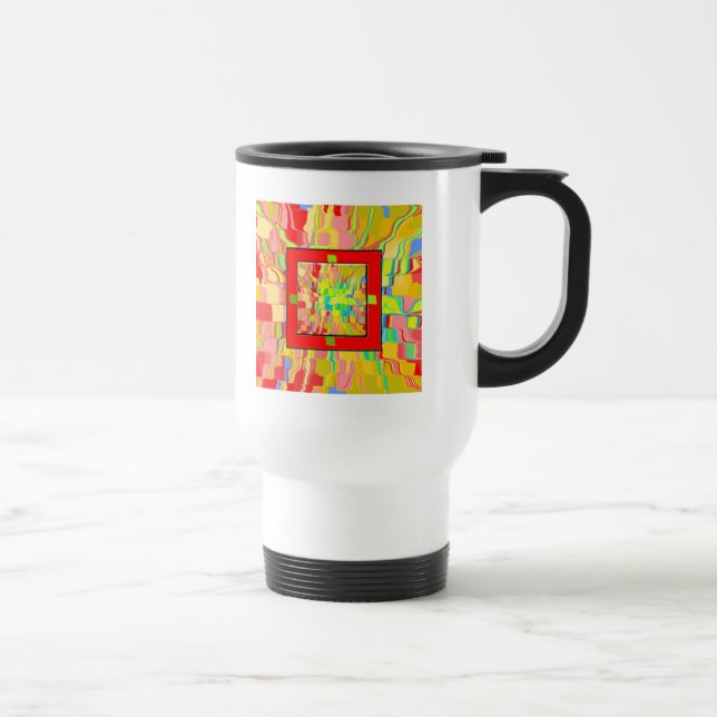 Mug De Voyage Arrière - plan Abstrait (Droite)