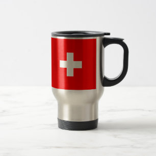 Mug De Voyage Arrière - plan Editable, le drapeau de la Suisse