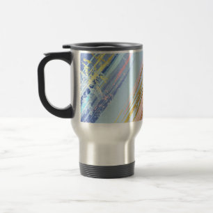 Mug De Voyage Arrière - plan rose texturé