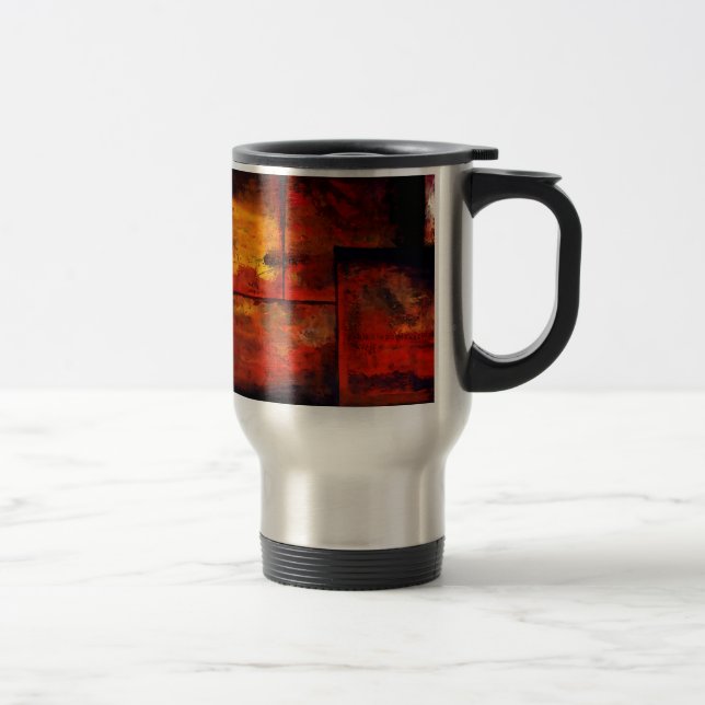 Mug De Voyage Art Abstrait (Droit)