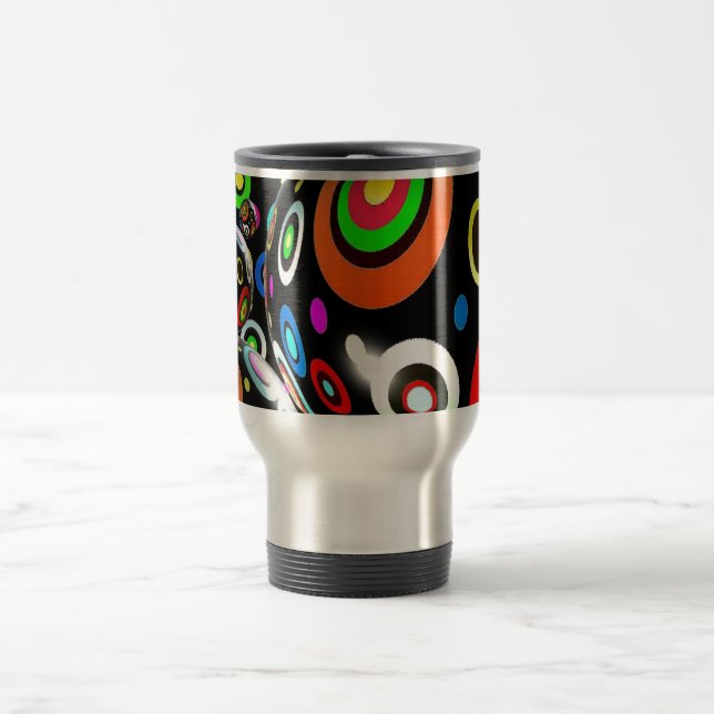 Mug De Voyage Art Abstrait (Centre)