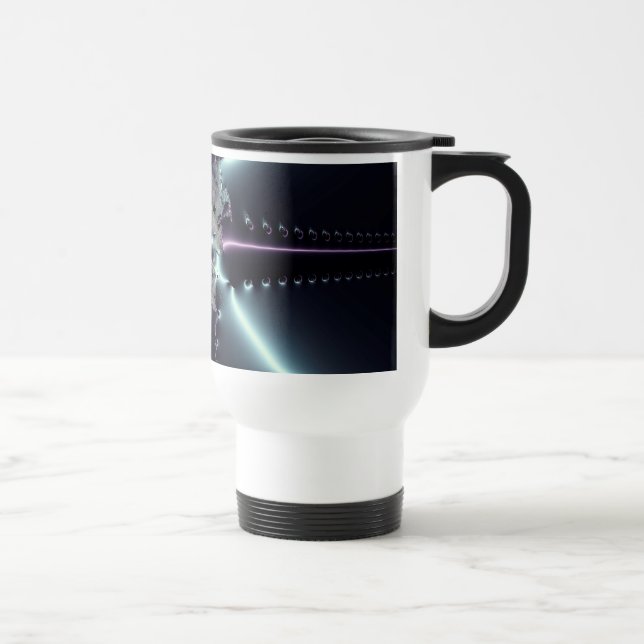 Mug De Voyage Art abstrait étoile bleue (Droite)