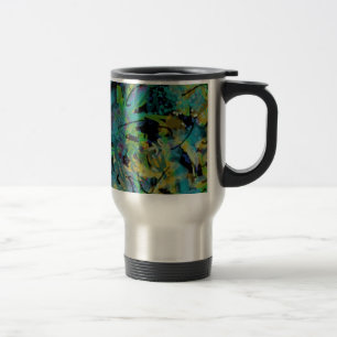 Mug De Voyage Art abstrait multicolore griffonné