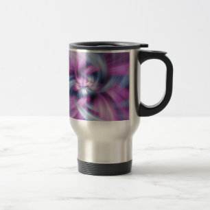Mug De Voyage Art abstrait pourpre