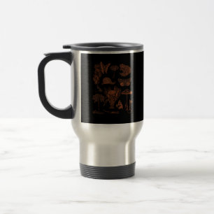 Mug De Voyage Art botanique, champignons de grenouille, esthétiq