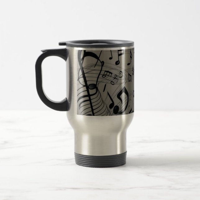 Mug De Voyage Art De Anders* La Musique De Vie* 2 (Gauche)