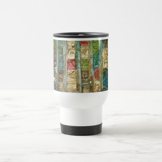 Mug De Voyage art de bloc (Centre)