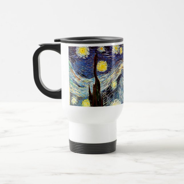 Mug De Voyage Art de nuit Van Gogh Starry (Gauche)