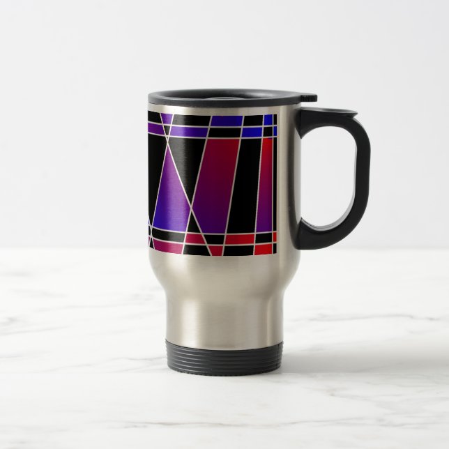 Mug De Voyage Art déco "fracturé" par Kenneth Yoncich (Droit)