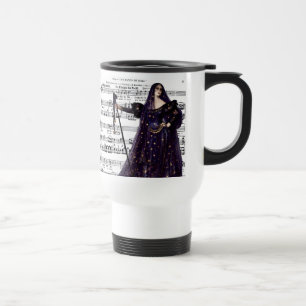 Mug De Voyage Art gothique vintage de la Reine de la Nuit de l'O