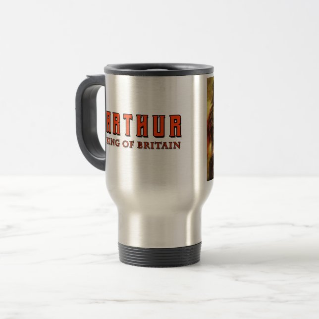Mug De Voyage Arthur King of Britain voyage mug (Devant gauche)
