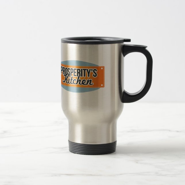 Mug De Voyage Articles de logo de la cuisine de la prospérité (Droit)