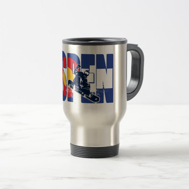 Mug De Voyage Aspen Colorado (Devant droit)