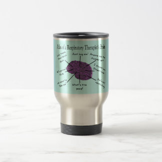 Mug De Voyage Atlas d'un cerveau de thérapeute respiratoire