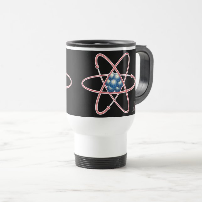 Mug De Voyage Atomique Ironique (Devant droit)
