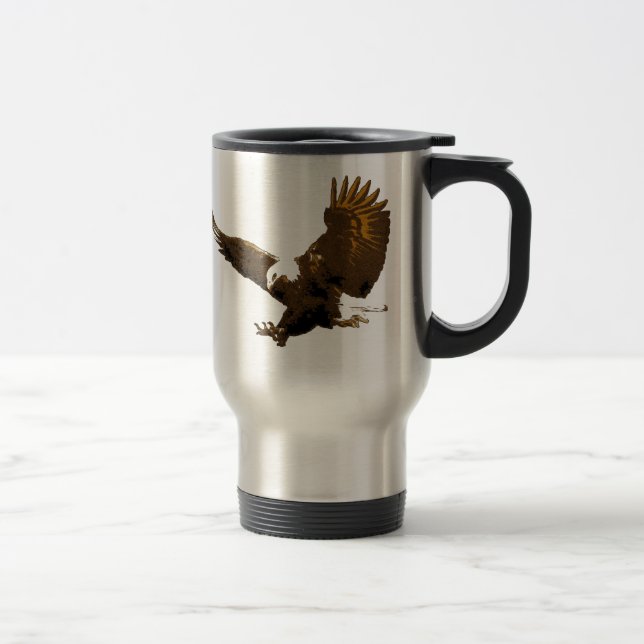 Mug De Voyage Atterrissage d'aigle (Droit)