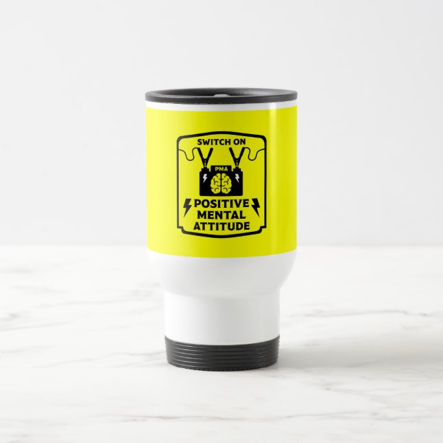 Mug De Voyage Attitude mentale de pensée positive (Centre)