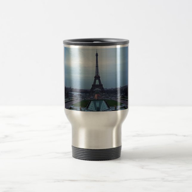 Mug De Voyage Aube de Tour Eiffel @ (Centre)