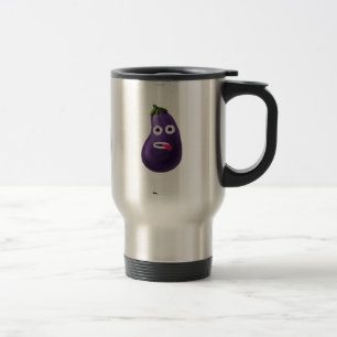 Mug De Voyage Aubergine drôle de bande dessinée