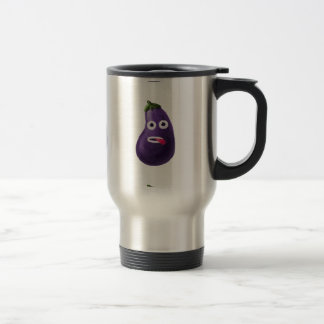 Mug De Voyage Aubergine drôle de bande dessinée