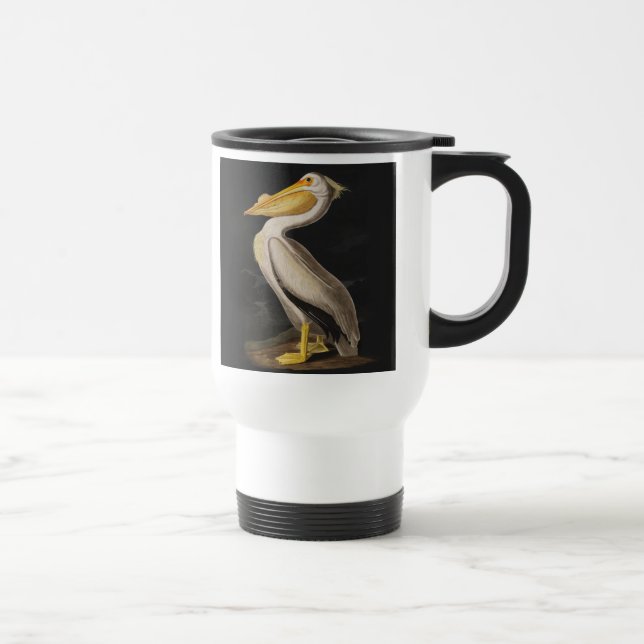 Mug De Voyage Audubon White Pelican Bird Amérique (Droite)