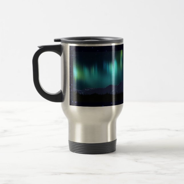 Mug De Voyage Aurore Boréale (Gauche)
