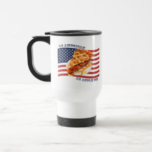 Mug De Voyage Aussi Américain Que La Tarte Aux Pommes