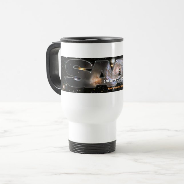 Mug De Voyage autocollant de logo SAAA (Devant gauche)