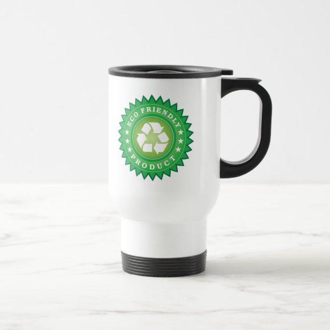 Mug De Voyage Autocollant écologique (Droite)