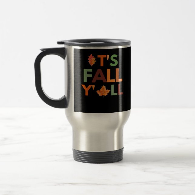 Mug De Voyage Automne Collection saison automne C’est automne Y’ (Gauche)