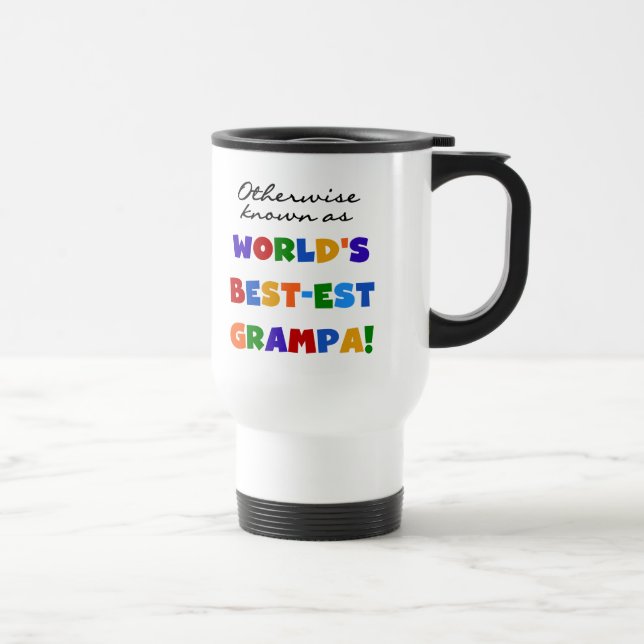 Mug De Voyage Autres sous le nom de Meilleurs T-shirts Grampa (Droite)