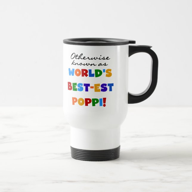 Mug De Voyage Autres T-shirts et cadeaux Poppi les plus connus (Droite)