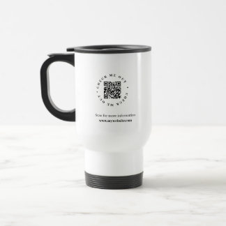 Mug de voyage avec code QR Me voir