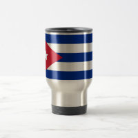 Mug de voyage avec Drapeau de Cuba