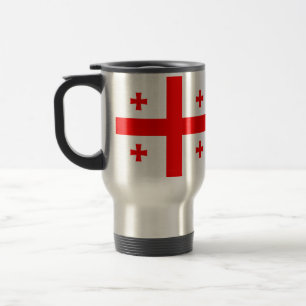 Mug de voyage avec Drapeau de Géorgie