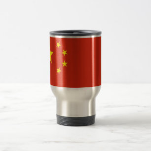 Mug de voyage avec drapeau de la Chine