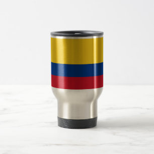 Mug de voyage avec drapeau de la Colombie