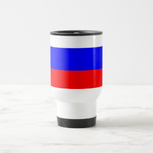 Mug de voyage avec drapeau de la Russie