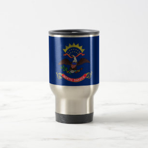 Mug de voyage avec drapeau de l'État du Dakota du
