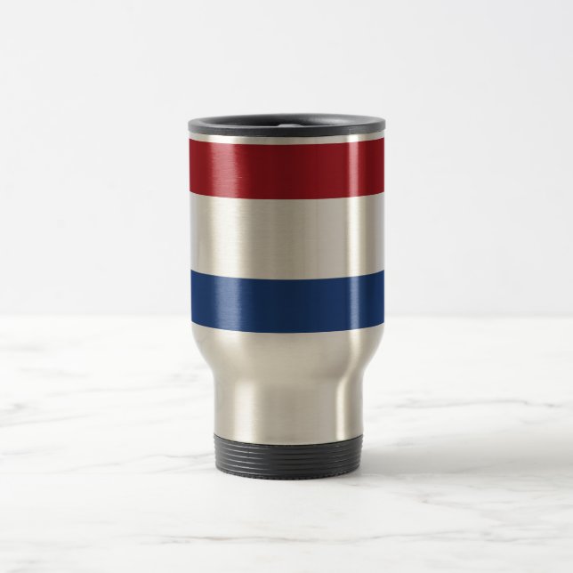Mug de voyage avec drapeau de Pays-Bas (Centre)