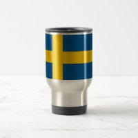 Mug de voyage avec Drapeau de Suède