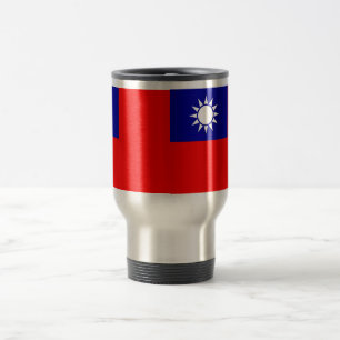 Mug de voyage avec Drapeau de Taïwan