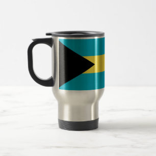 Mug de voyage avec drapeau des Bahamas