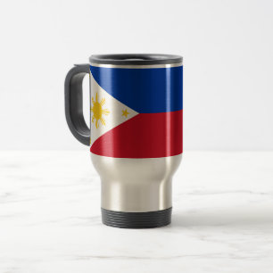 Mug de voyage avec drapeau des Philippines