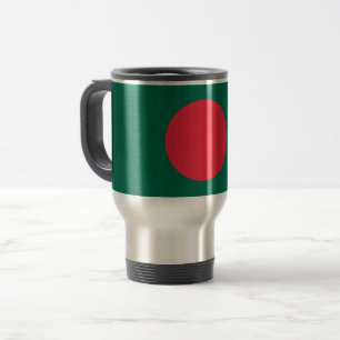 Mug de voyage avec drapeau du Bangladesh