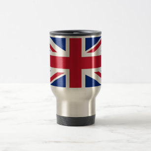 Mug de voyage avec drapeau du Royaume-Uni