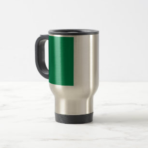 Mug de voyage avec le drapeau du Nigeria